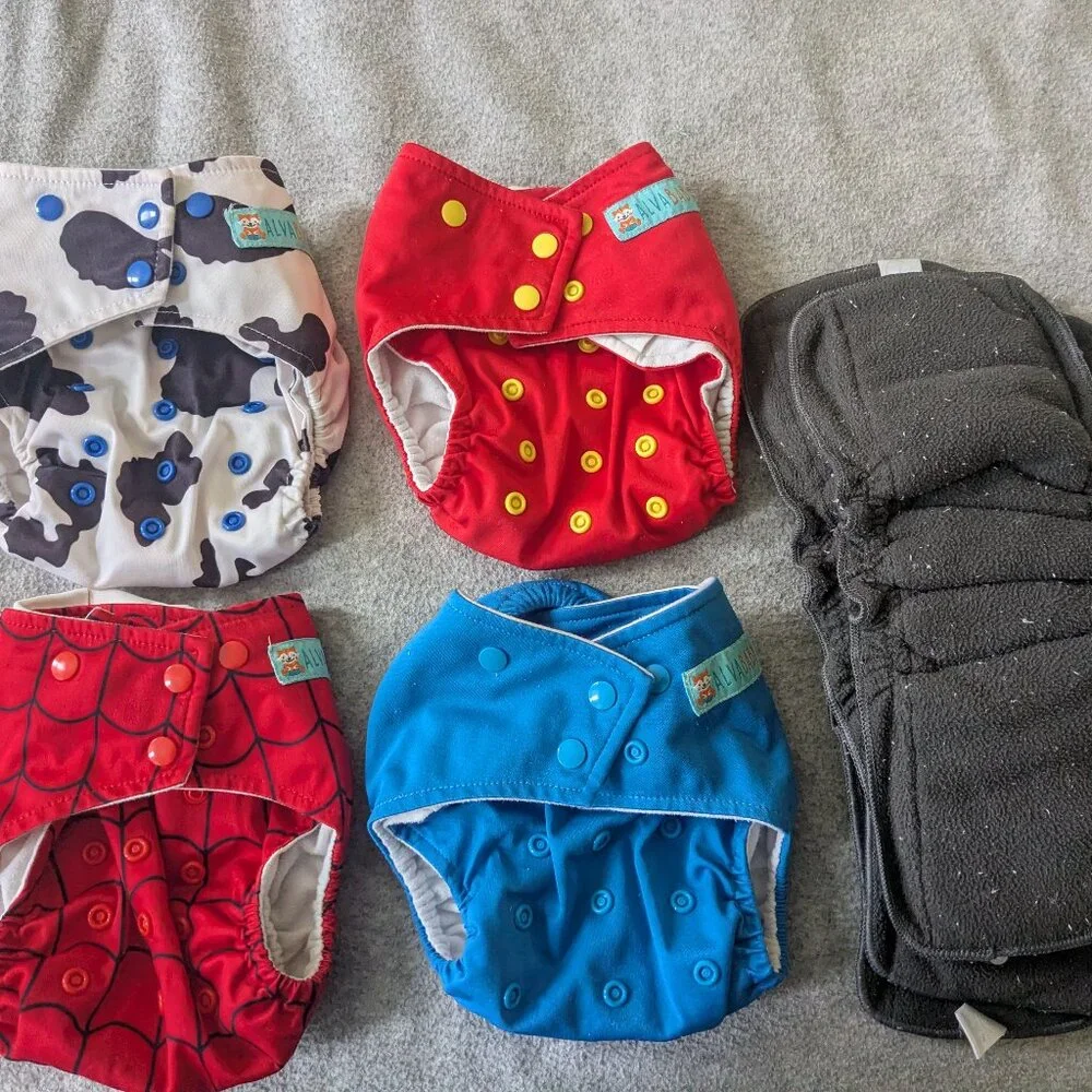 4 alva baby pocket diapers
